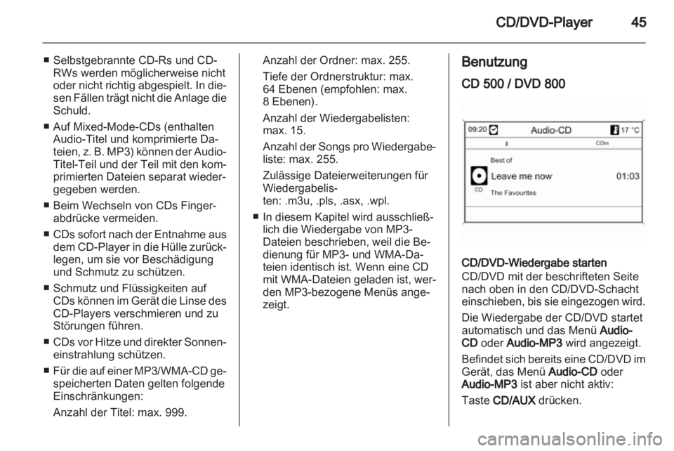 OPEL INSIGNIA 2010.5  Infotainment-Handbuch (in German) 