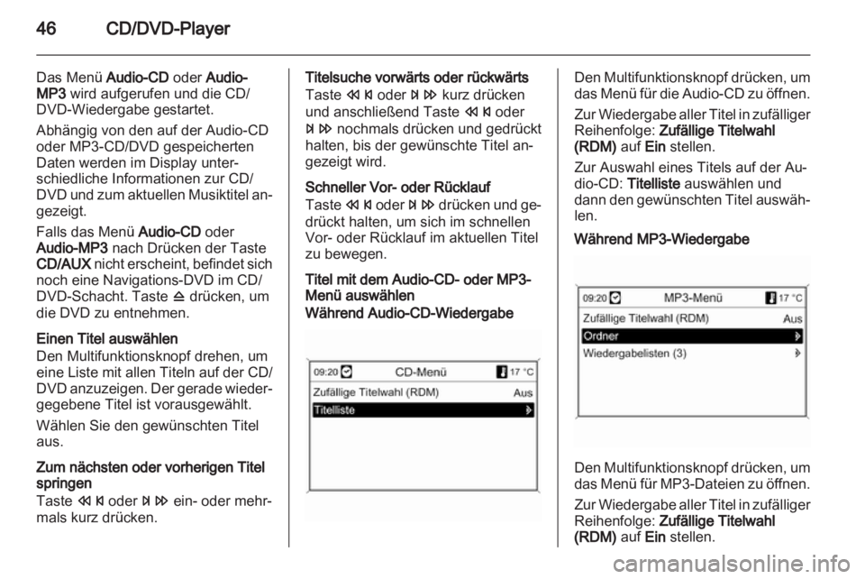 OPEL INSIGNIA 2010.5  Infotainment-Handbuch (in German) 
