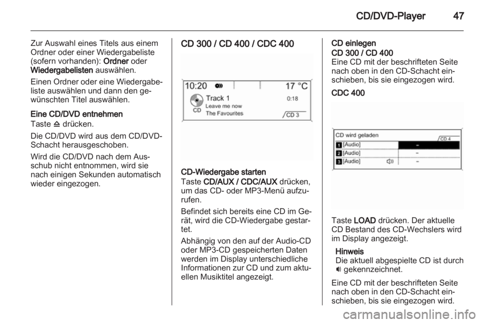 OPEL INSIGNIA 2010.5  Infotainment-Handbuch (in German) 