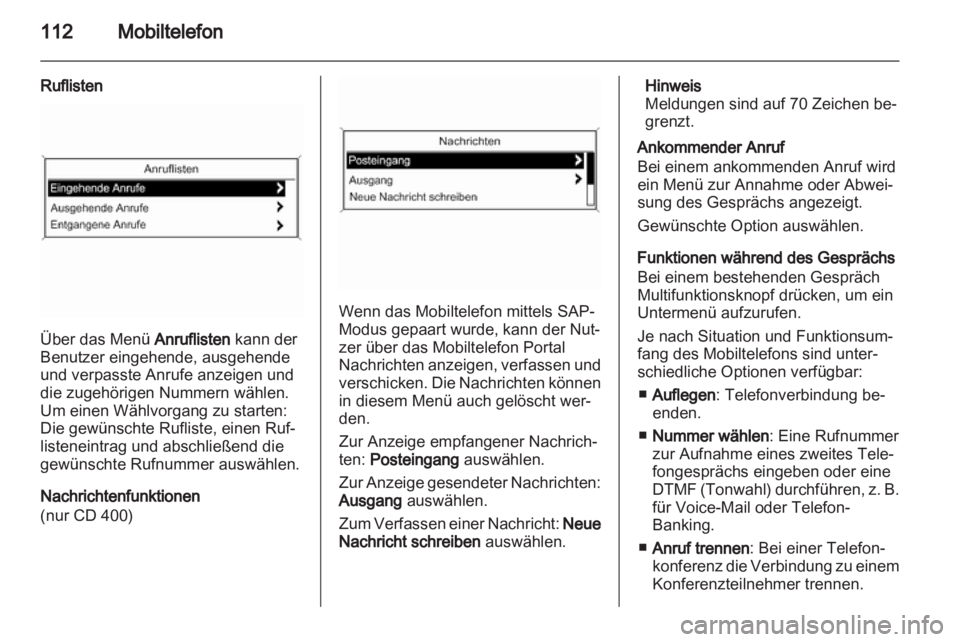 OPEL INSIGNIA 2011  Infotainment-Handbuch (in German) 