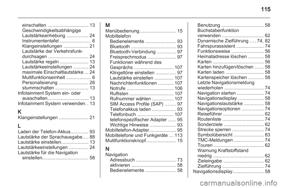 OPEL INSIGNIA 2011  Infotainment-Handbuch (in German) 