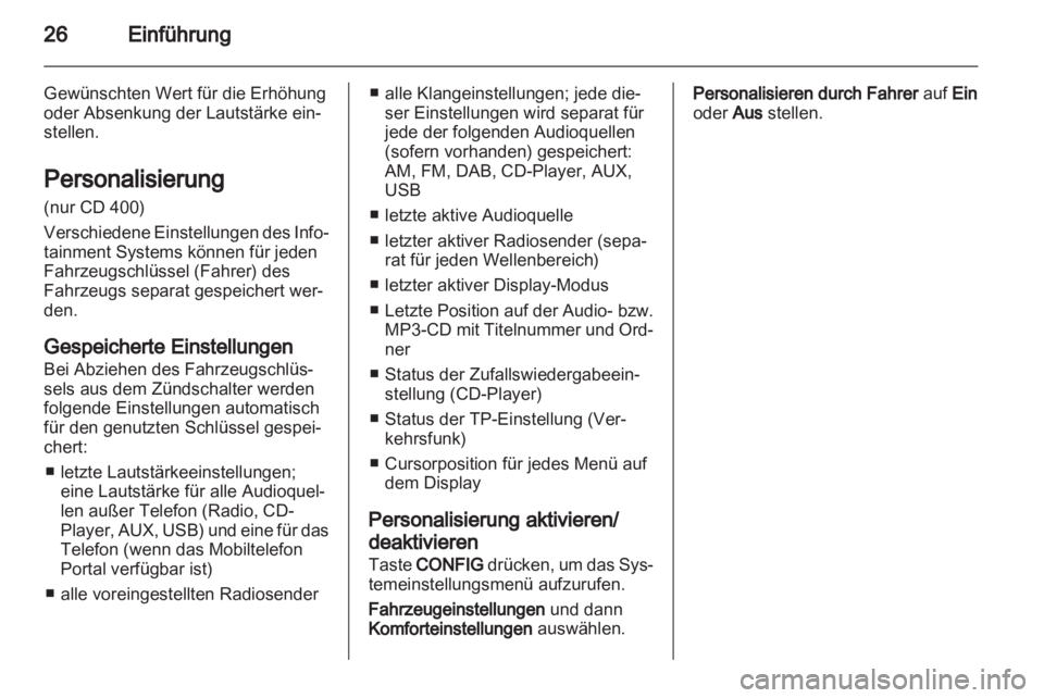 OPEL INSIGNIA 2011  Infotainment-Handbuch (in German) 