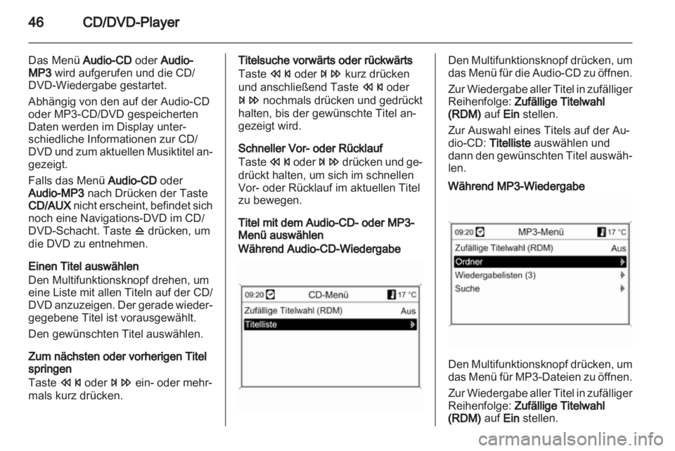 OPEL INSIGNIA 2011  Infotainment-Handbuch (in German) 