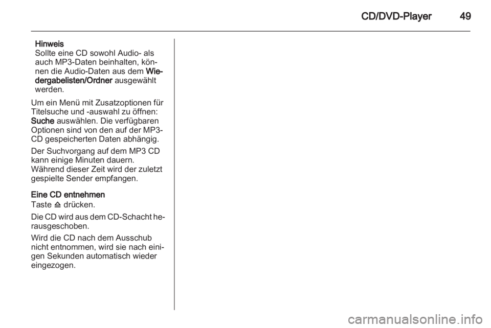OPEL INSIGNIA 2011  Infotainment-Handbuch (in German) 