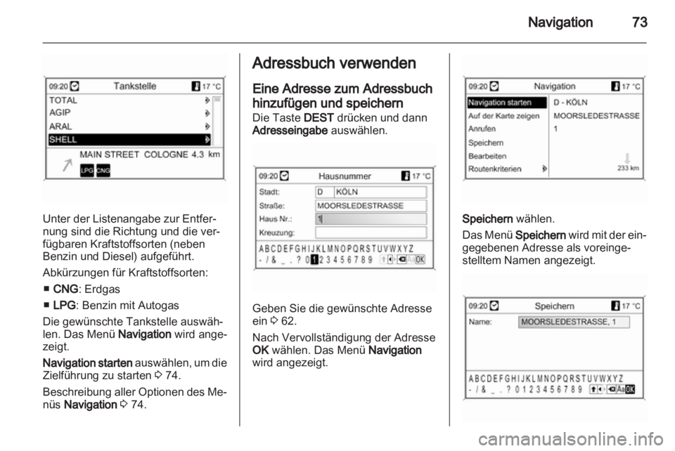OPEL INSIGNIA 2011  Infotainment-Handbuch (in German) 