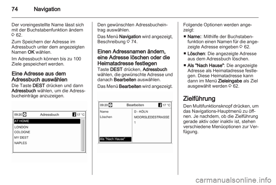 OPEL INSIGNIA 2011  Infotainment-Handbuch (in German) 