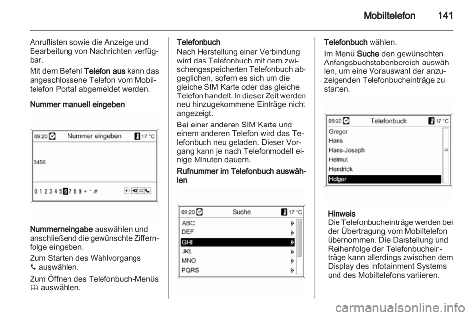 OPEL INSIGNIA 2012  Infotainment-Handbuch (in German) 