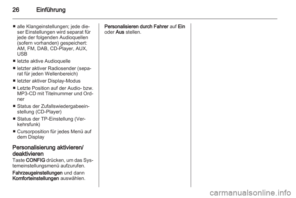 OPEL INSIGNIA 2012  Infotainment-Handbuch (in German) 