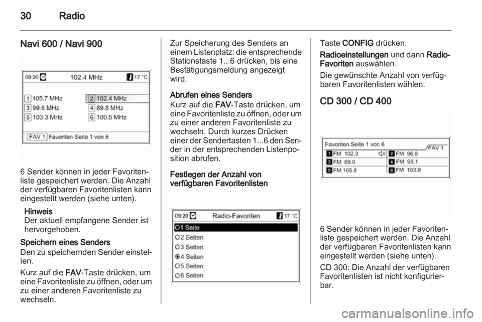 OPEL INSIGNIA 2012  Infotainment-Handbuch (in German) 