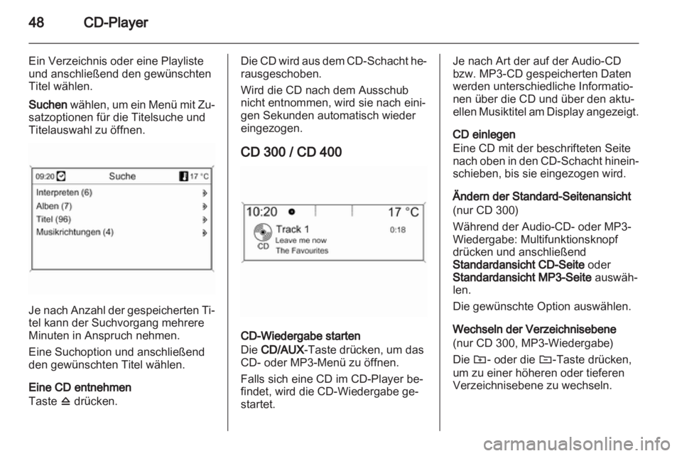 OPEL INSIGNIA 2012  Infotainment-Handbuch (in German) 