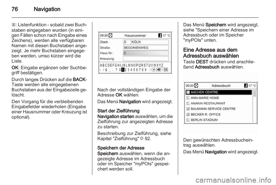 OPEL INSIGNIA 2012  Infotainment-Handbuch (in German) 