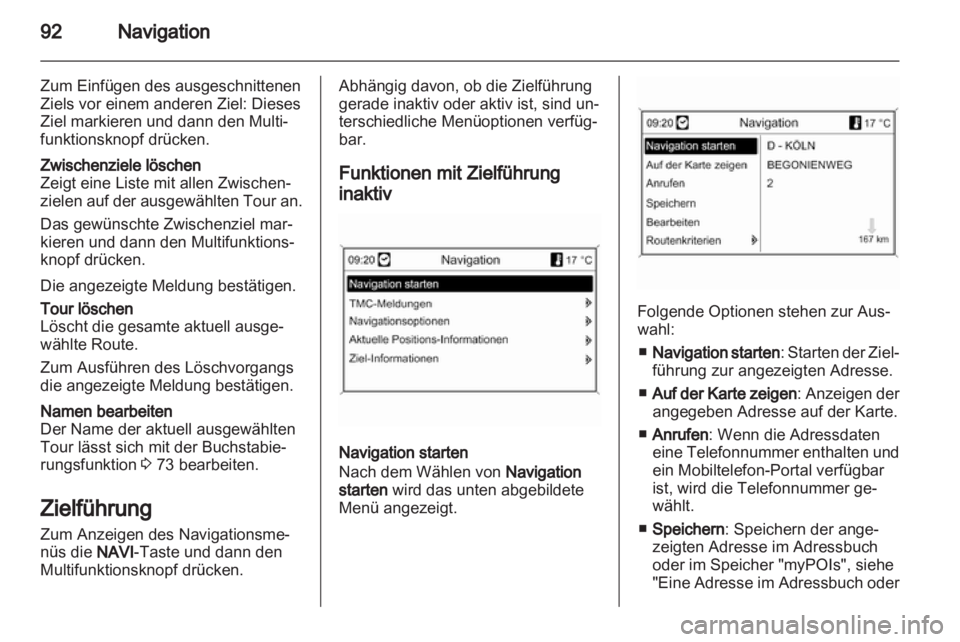 OPEL INSIGNIA 2012  Infotainment-Handbuch (in German) 
