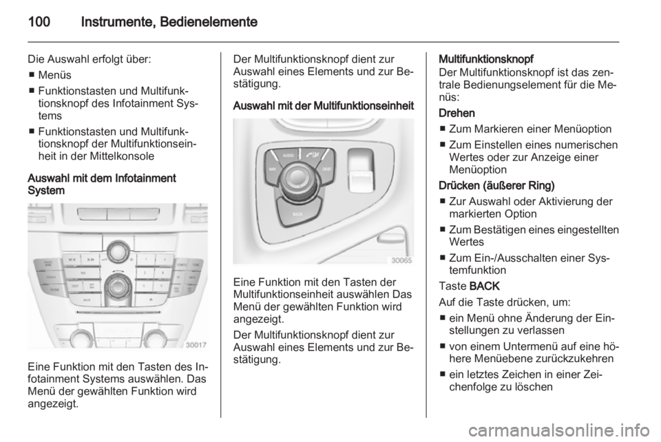 OPEL INSIGNIA 2012  Betriebsanleitung (in German) 