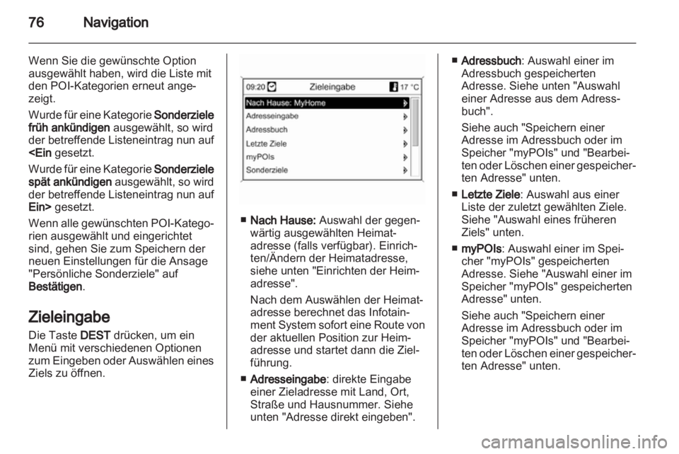 OPEL INSIGNIA 2012.5  Infotainment-Handbuch (in German) 