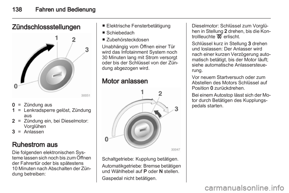 OPEL INSIGNIA 2012.5  Betriebsanleitung (in German) 