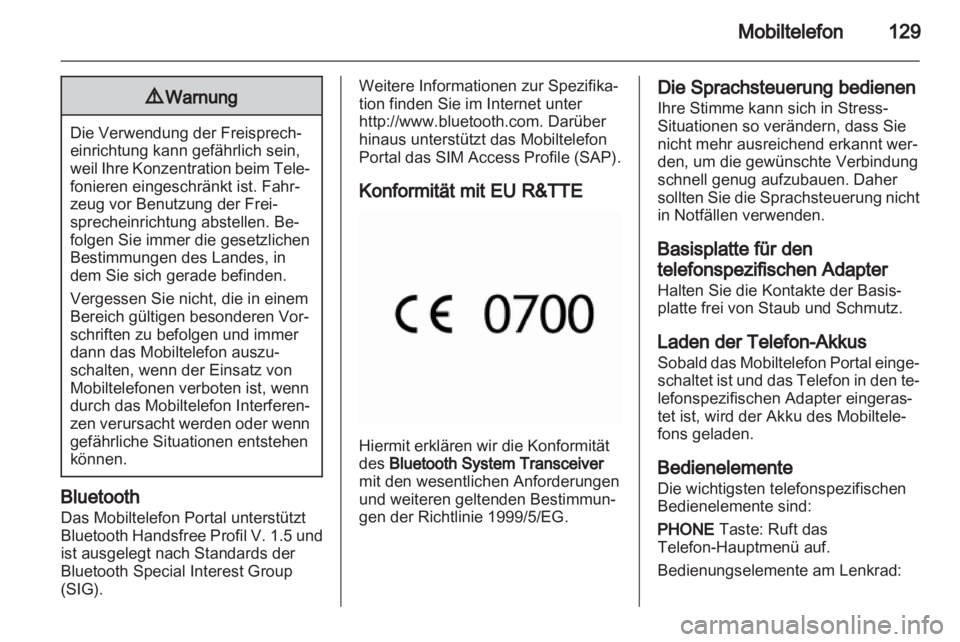 OPEL INSIGNIA 2013  Infotainment-Handbuch (in German) 