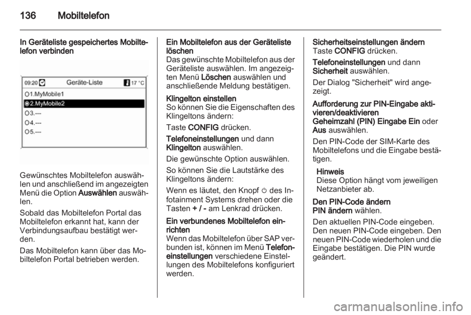 OPEL INSIGNIA 2013  Infotainment-Handbuch (in German) 