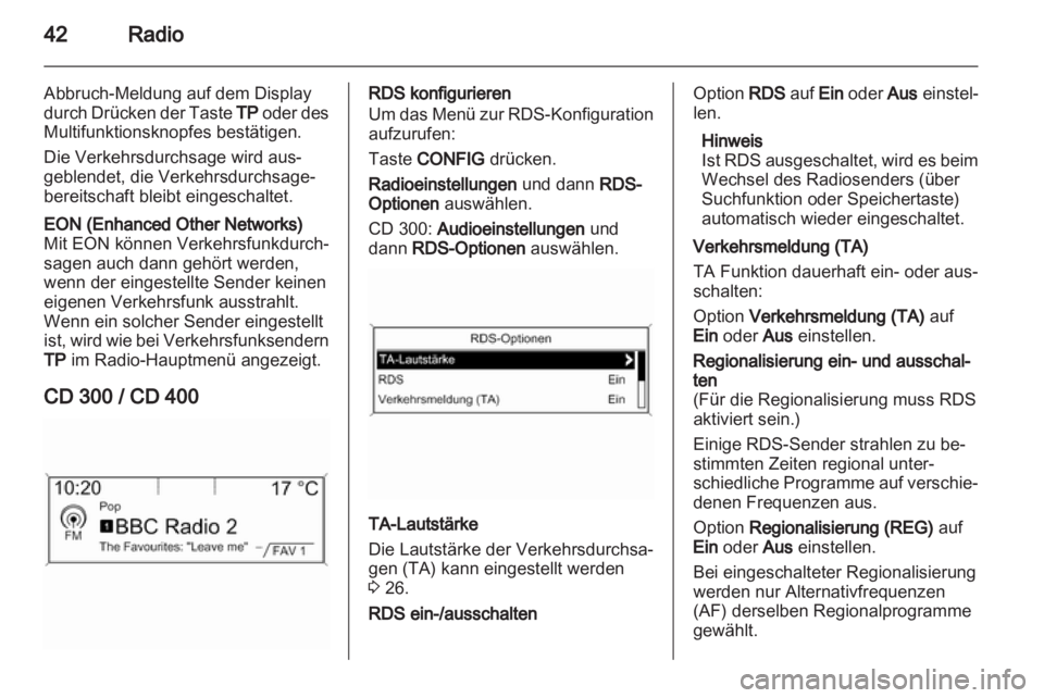 OPEL INSIGNIA 2013  Infotainment-Handbuch (in German) 