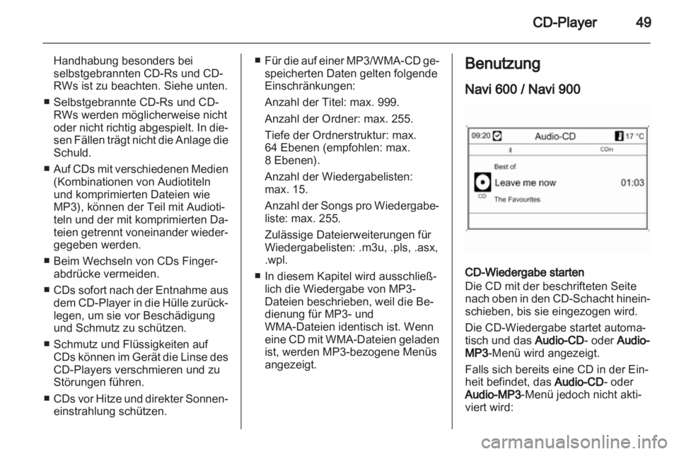 OPEL INSIGNIA 2013  Infotainment-Handbuch (in German) 