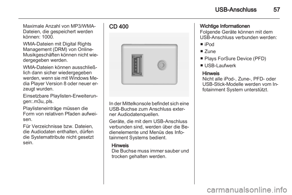OPEL INSIGNIA 2013  Infotainment-Handbuch (in German) 