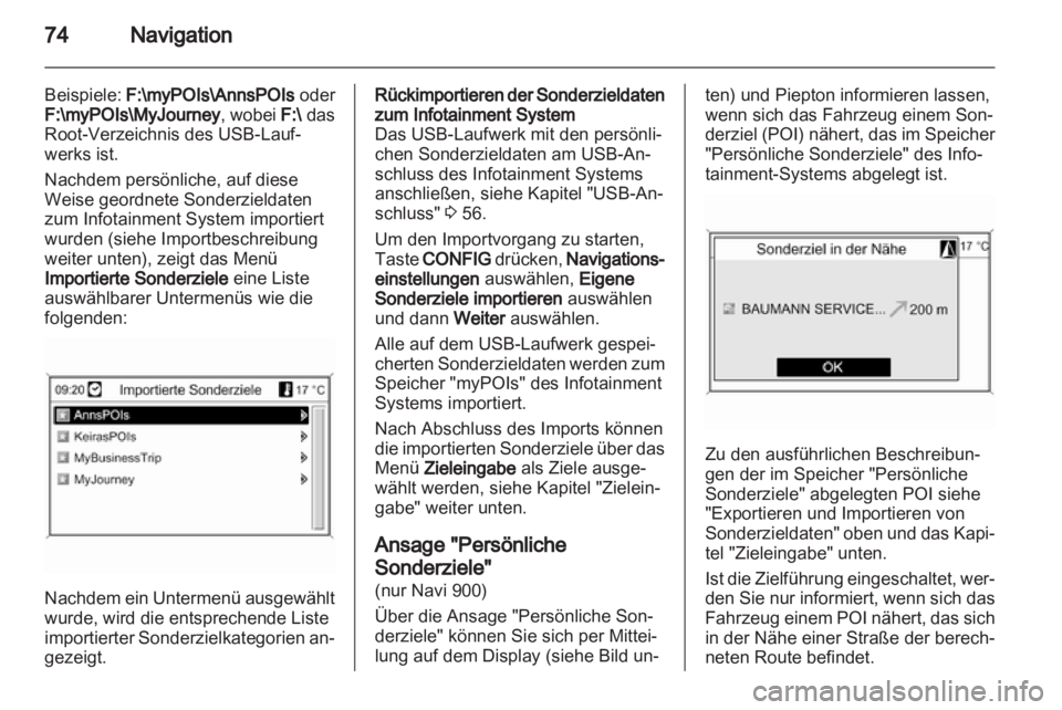 OPEL INSIGNIA 2013  Infotainment-Handbuch (in German) 