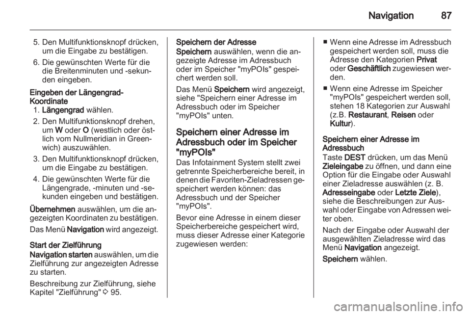 OPEL INSIGNIA 2013  Infotainment-Handbuch (in German) 