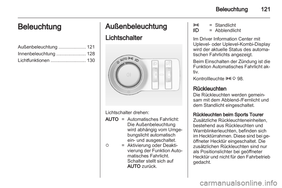 OPEL INSIGNIA 2013  Betriebsanleitung (in German) 