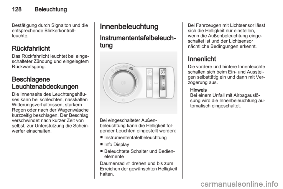 OPEL INSIGNIA 2013  Betriebsanleitung (in German) 