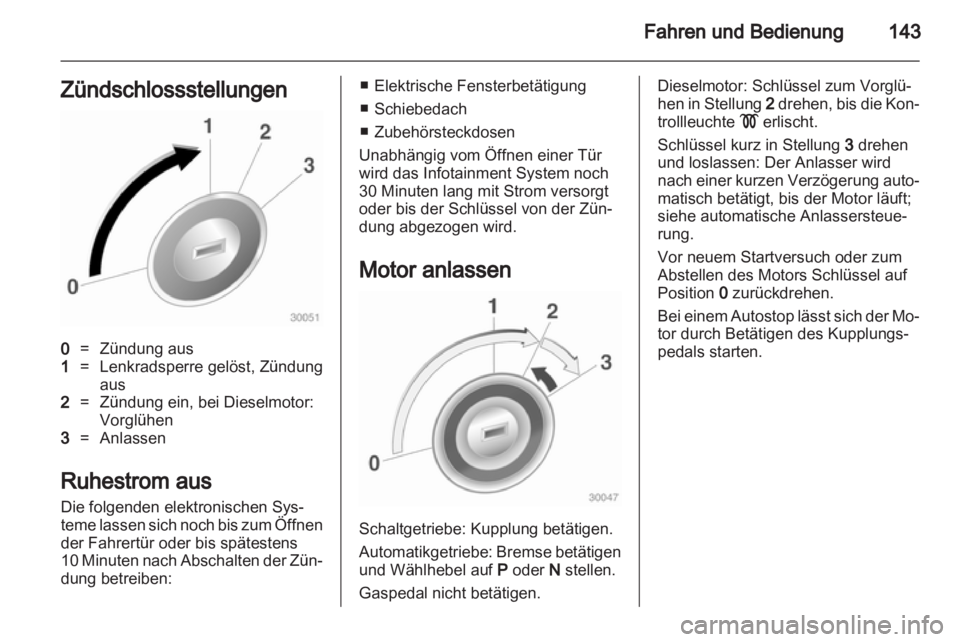 OPEL INSIGNIA 2013  Betriebsanleitung (in German) 