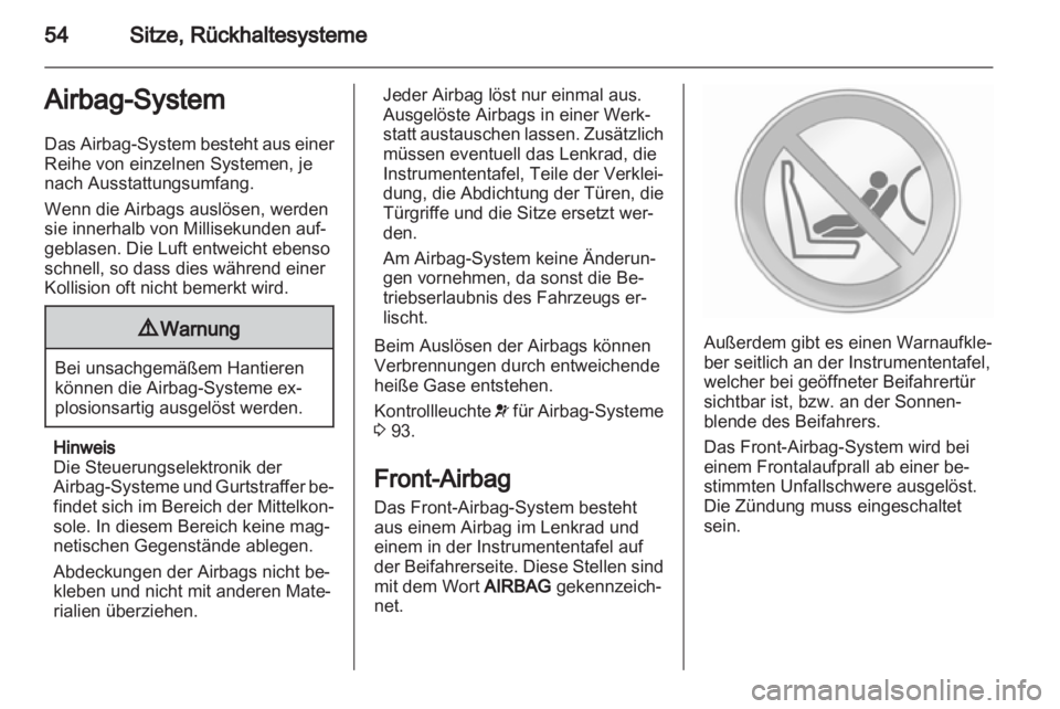 OPEL INSIGNIA 2013  Betriebsanleitung (in German) 