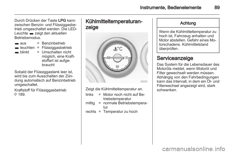 OPEL INSIGNIA 2013  Betriebsanleitung (in German) 