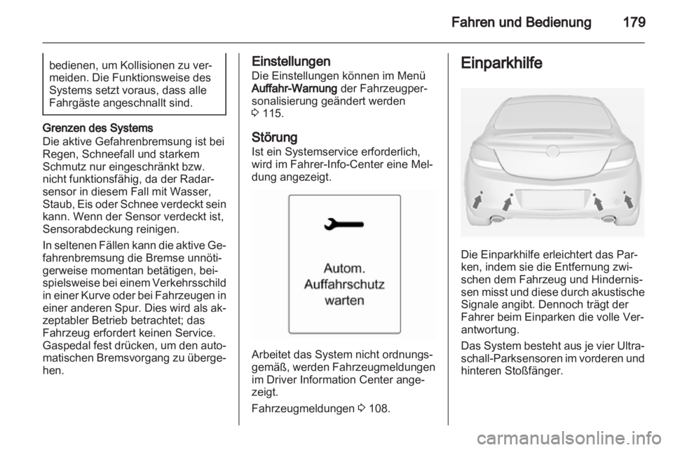 OPEL INSIGNIA 2013.5  Betriebsanleitung (in German) 