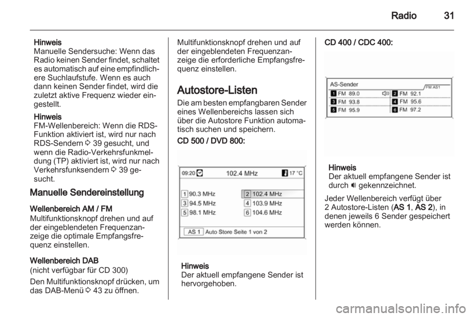 OPEL MERIVA 2011  Infotainment-Handbuch (in German) 
