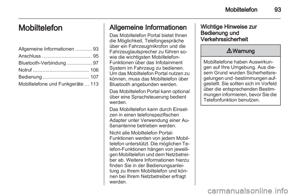 OPEL MERIVA 2011  Infotainment-Handbuch (in German) 