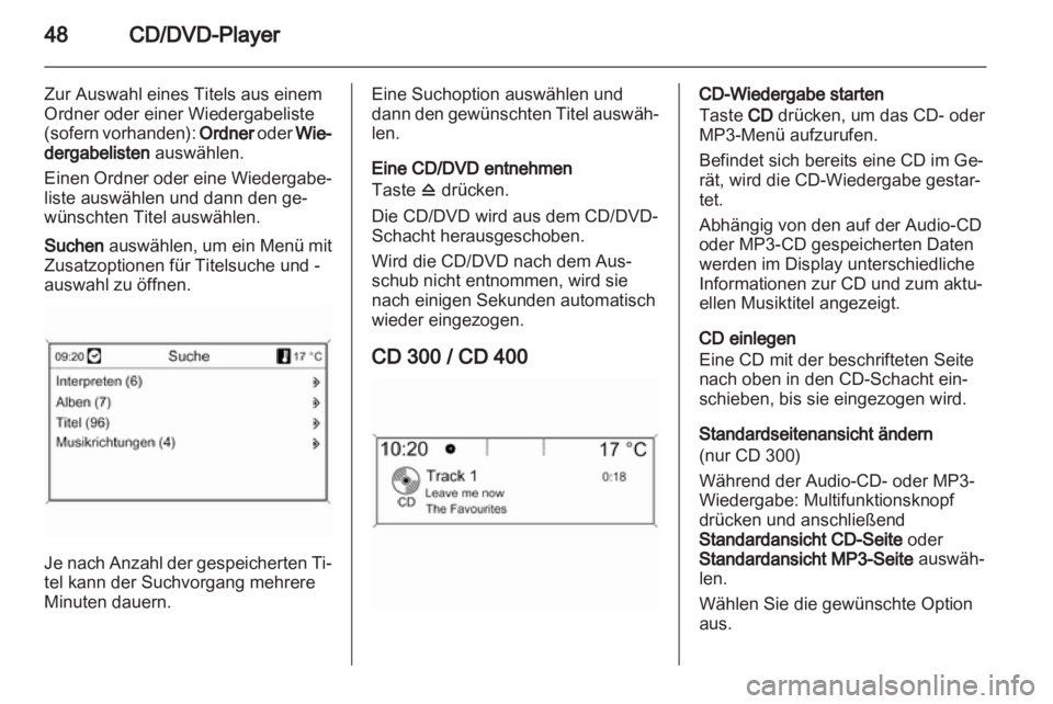 OPEL MERIVA 2011.25  Infotainment-Handbuch (in German) 