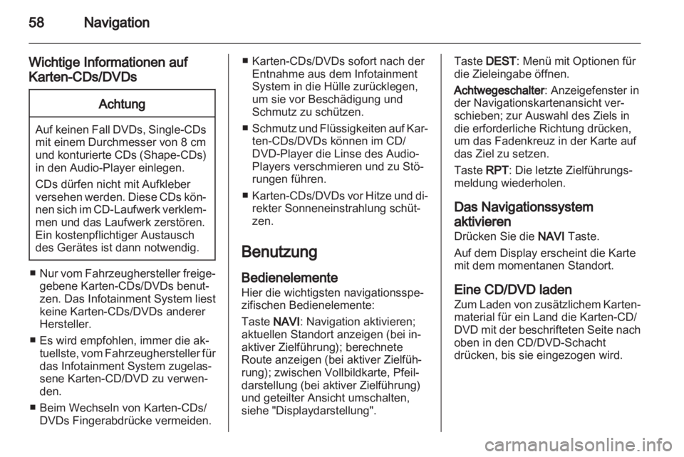 OPEL MERIVA 2011.5  Infotainment-Handbuch (in German) 