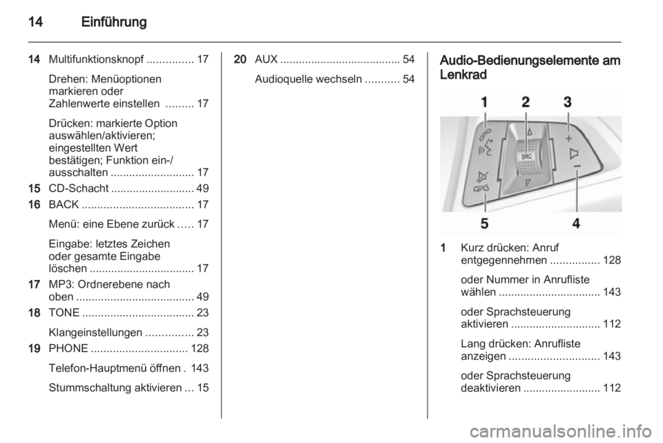 OPEL MERIVA 2012  Infotainment-Handbuch (in German) 