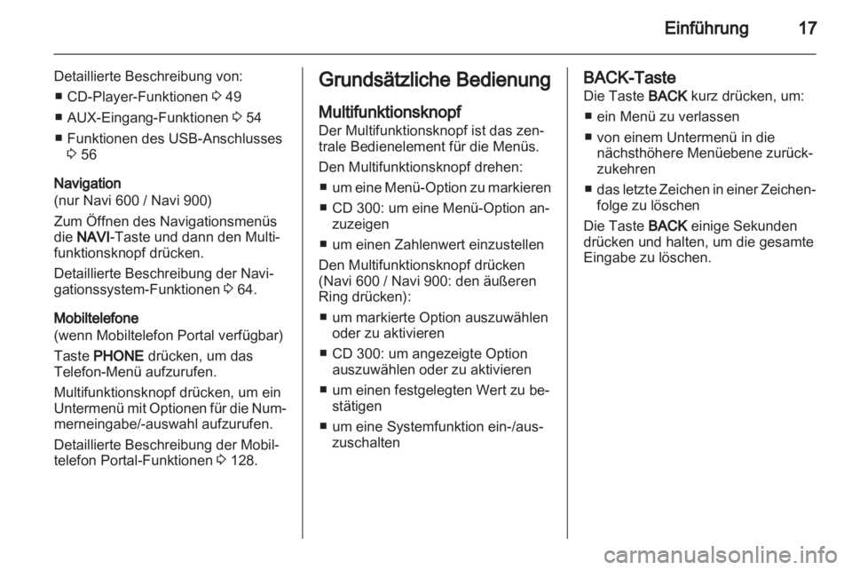 OPEL MERIVA 2012  Infotainment-Handbuch (in German) 