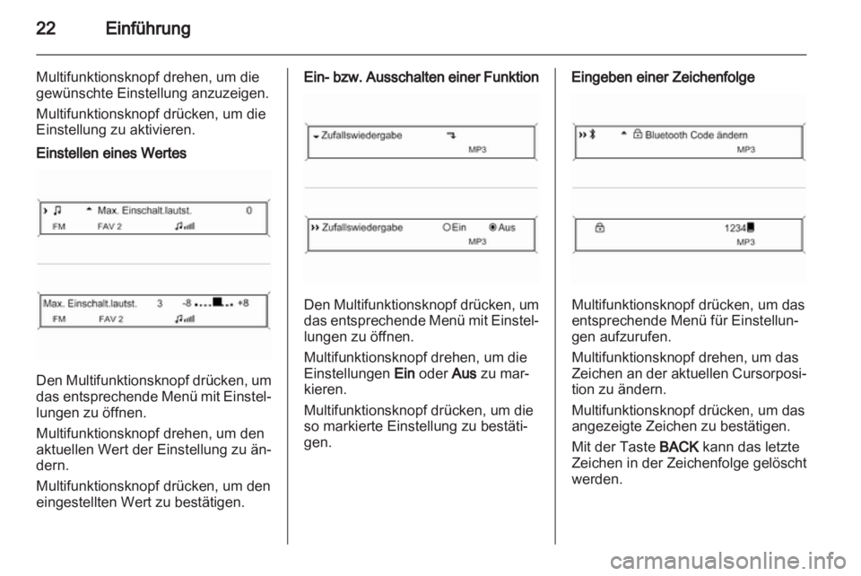 OPEL MERIVA 2012  Infotainment-Handbuch (in German) 