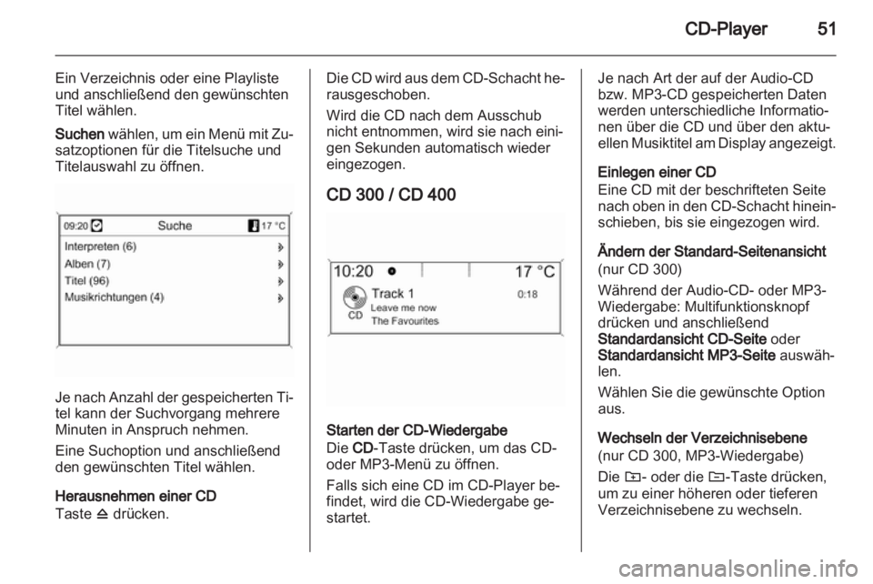OPEL MERIVA 2012  Infotainment-Handbuch (in German) 