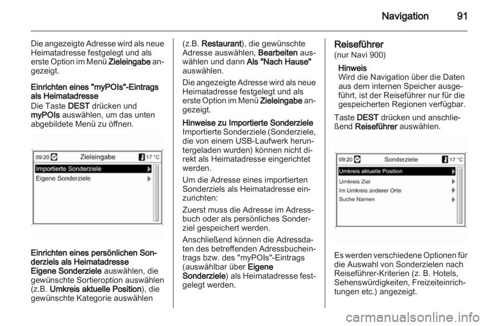 OPEL MERIVA 2012  Infotainment-Handbuch (in German) 