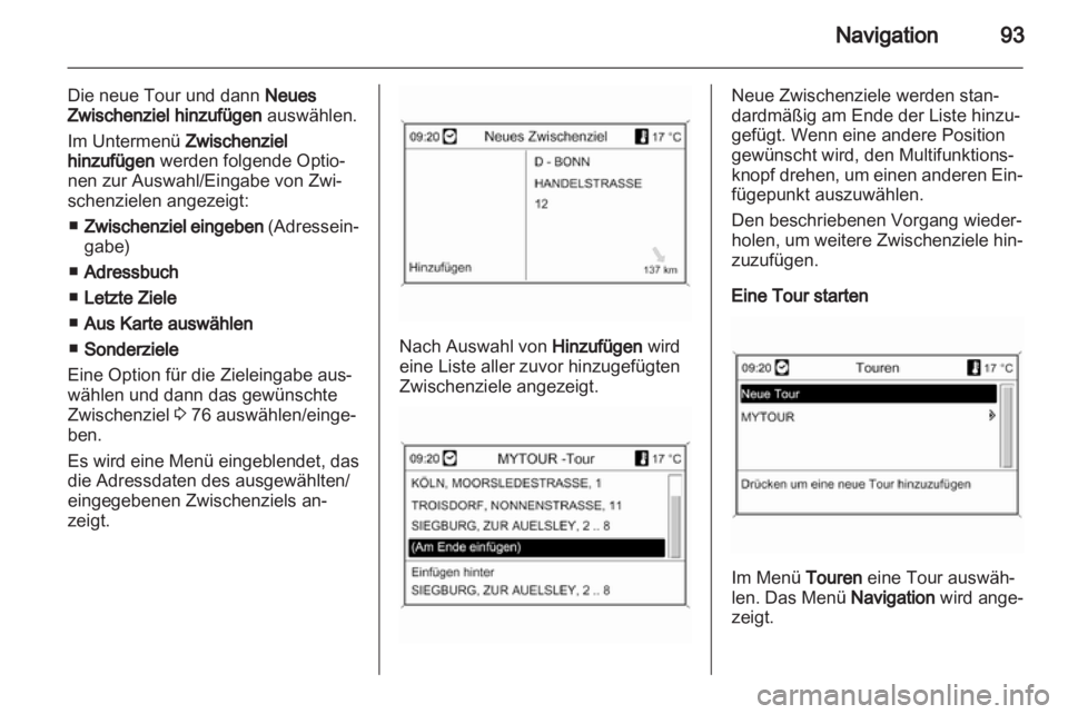 OPEL MERIVA 2012  Infotainment-Handbuch (in German) 