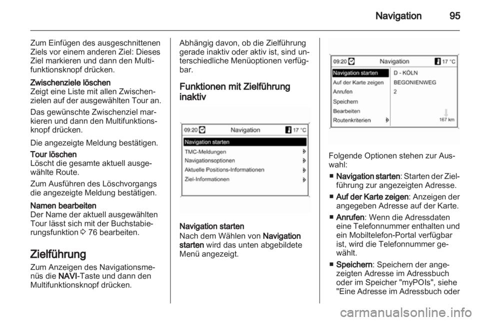 OPEL MERIVA 2012  Infotainment-Handbuch (in German) 