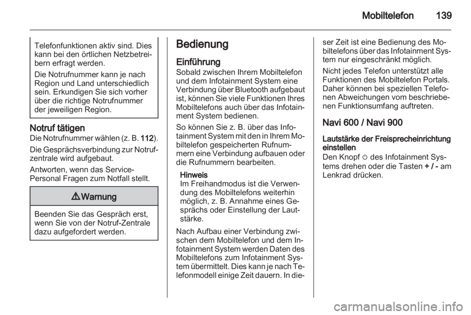 OPEL MERIVA 2013.5  Infotainment-Handbuch (in German) 