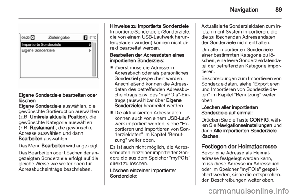 OPEL MERIVA 2013.5  Infotainment-Handbuch (in German) 