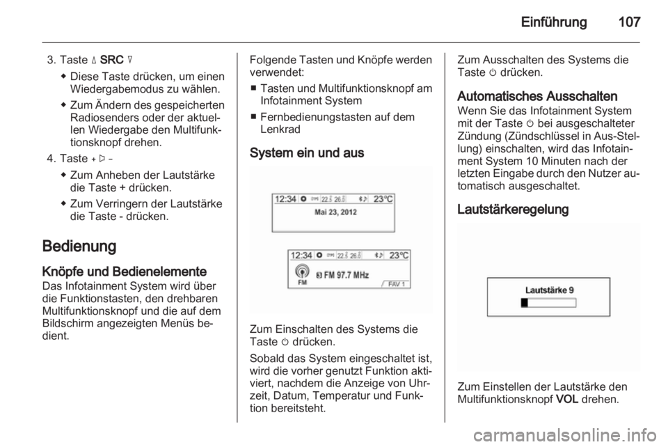 OPEL MOKKA 2013  Infotainment-Handbuch (in German) 