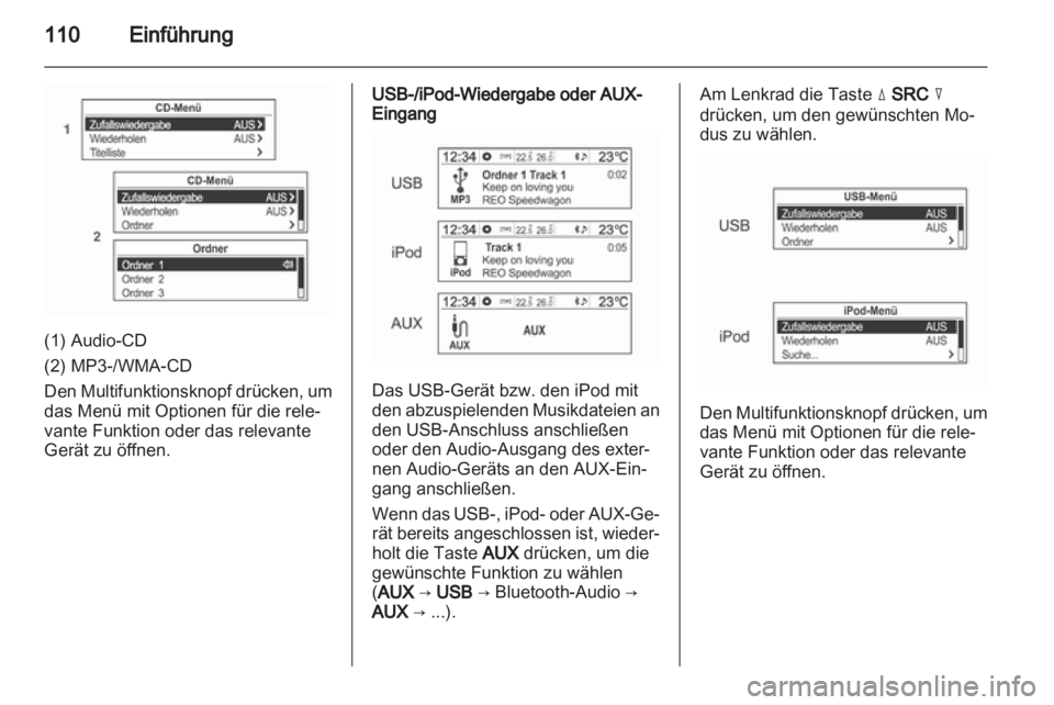 OPEL MOKKA 2013  Infotainment-Handbuch (in German) 