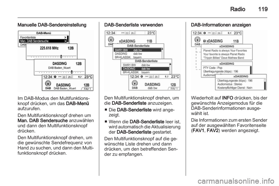 OPEL MOKKA 2013  Infotainment-Handbuch (in German) 