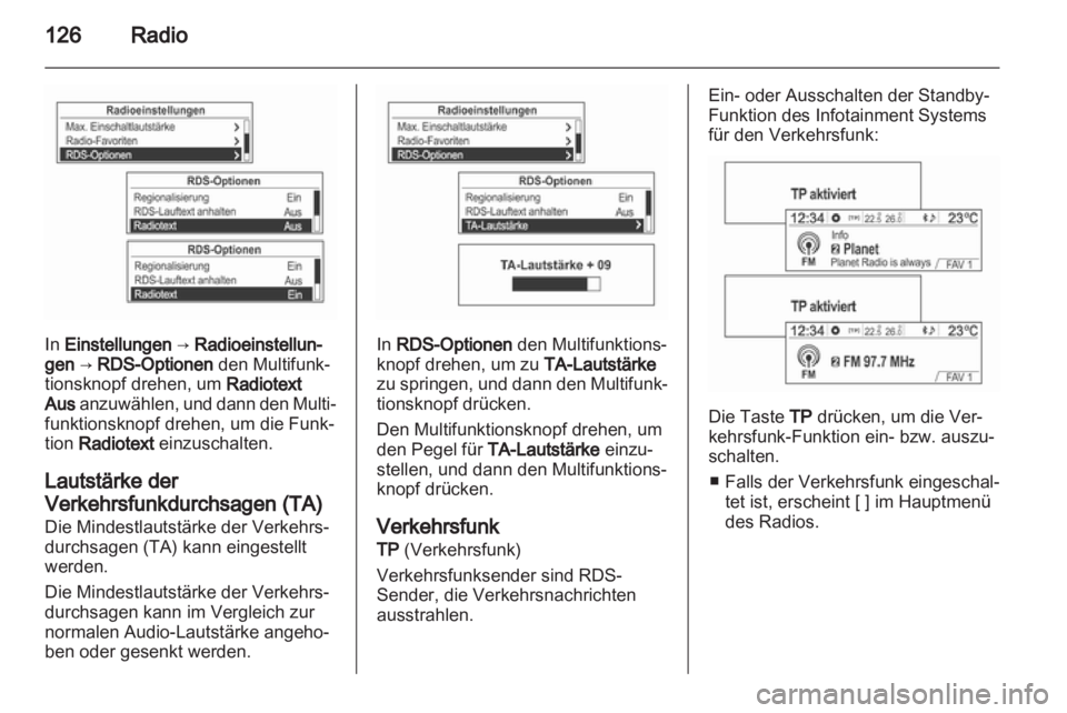OPEL MOKKA 2013  Infotainment-Handbuch (in German) 