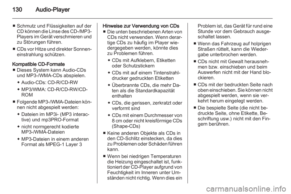OPEL MOKKA 2013  Infotainment-Handbuch (in German) 